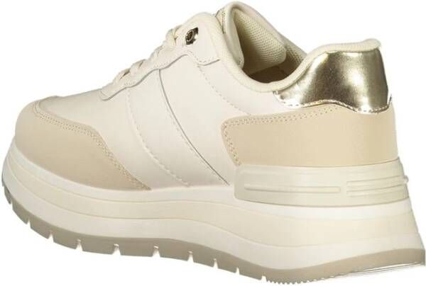 Laura Biagiotti Beige Polyester Sneaker Beige Dames