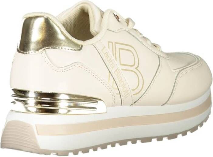 Laura Biagiotti Beige Polyester Sneaker Beige Dames