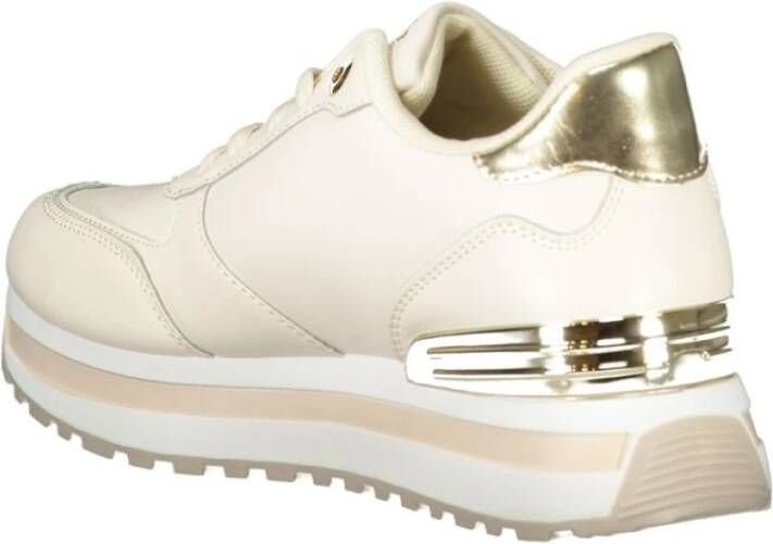 Laura Biagiotti Beige Polyester Sneaker Beige Dames