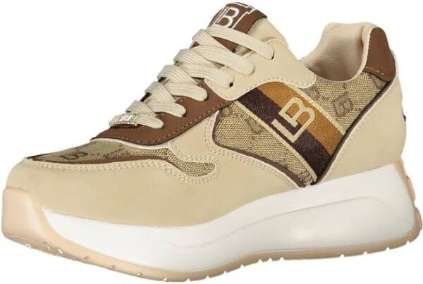 Laura Biagiotti Beige Polyester Sneaker Beige Dames