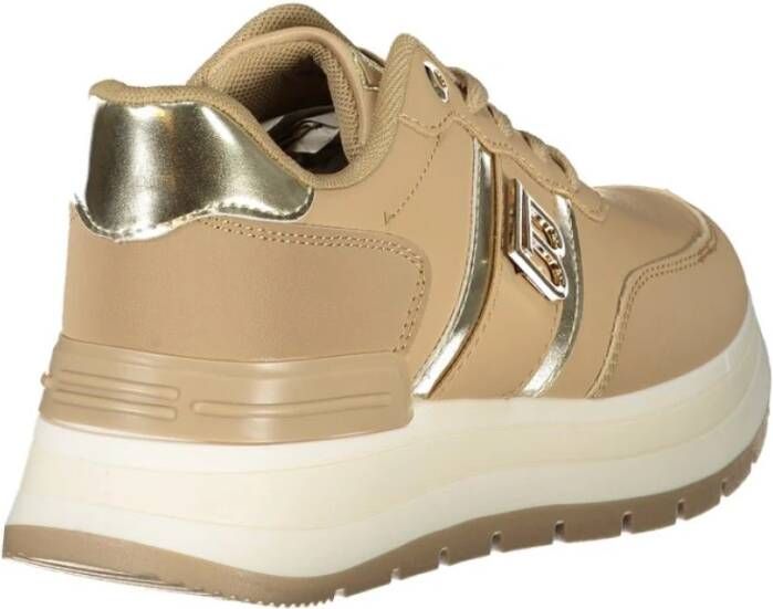 Laura Biagiotti Beige Polyester Sneaker Beige Dames