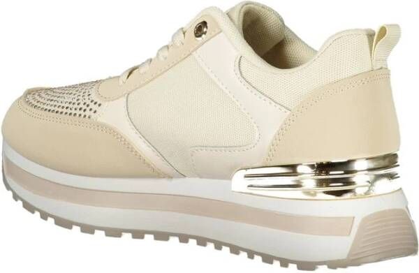 Laura Biagiotti Beige Polyester Sneaker Beige Dames