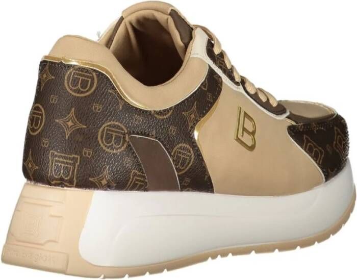 Laura Biagiotti Beige Polyethyleen Sneaker Beige Dames