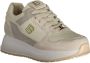 Laura Biagiotti Beige Platform Sneaker met Contrastdetails Beige Dames - Thumbnail 3