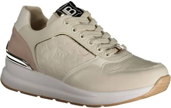 Laura Biagiotti Beige Sneaker met Contrastdetails Beige Dames