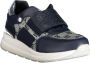 Laura Biagiotti Blauwe Polyester Sneaker met Elastiek Contrastdetails Logo Blue Dames - Thumbnail 9