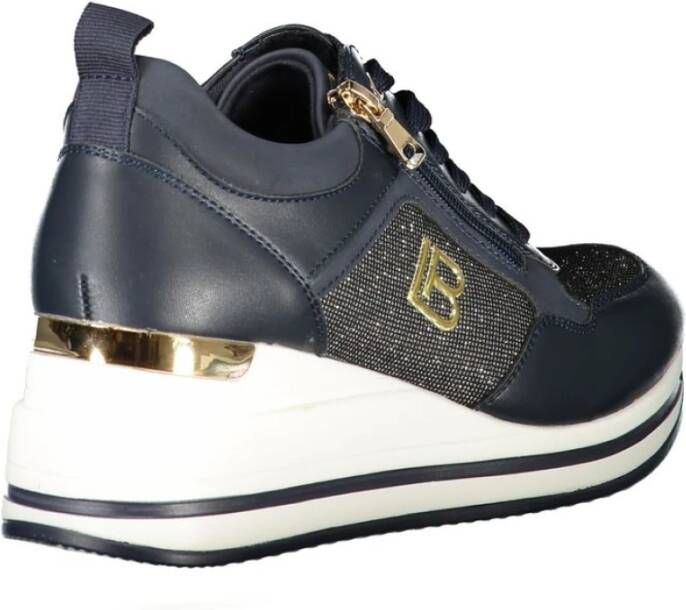 Laura Biagiotti Blauwe Polyester Sneaker Blue Dames