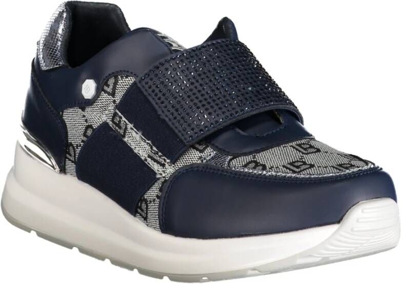 Laura Biagiotti Blauwe Sportieve Schoenen met Elastisch Detail Blue Dames