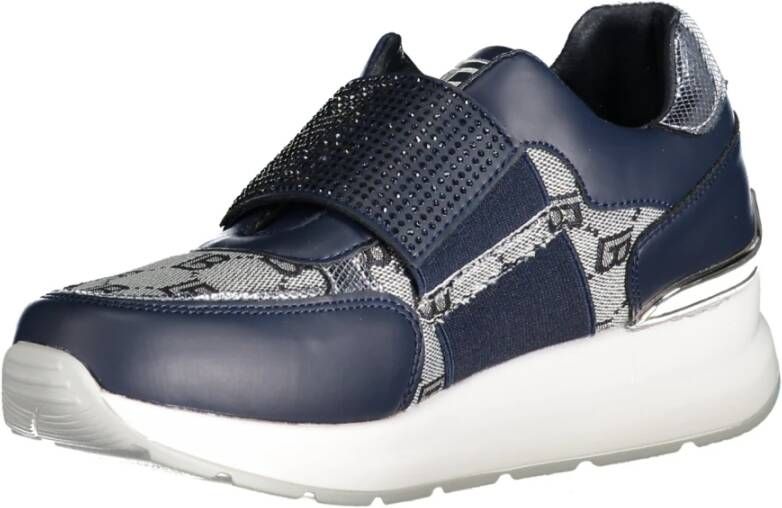 Laura Biagiotti Blauwe Sportieve Schoenen met Elastisch Detail Blue Dames