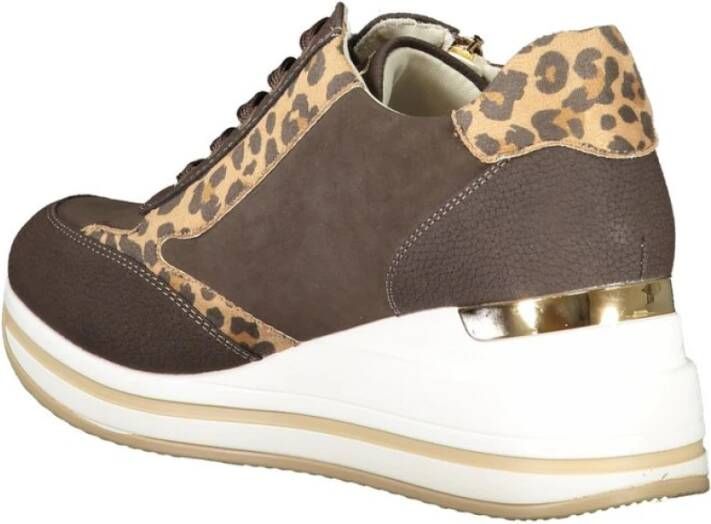 Laura Biagiotti Bruine Polyester Sneaker Brown Dames