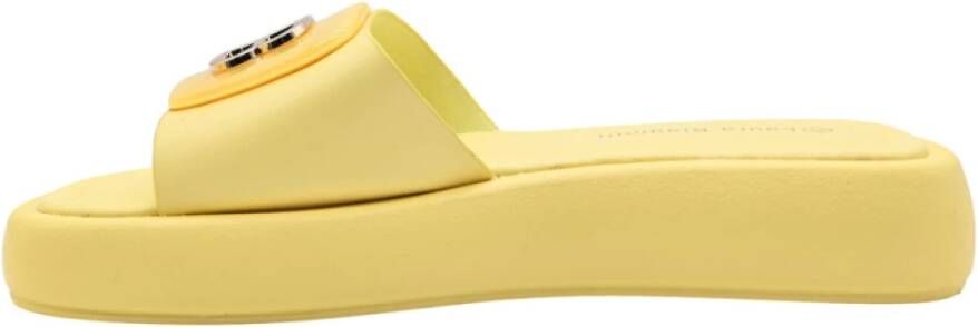 Laura Biagiotti Citroen Kalf Sandalen Lbed240000022 Yellow Dames