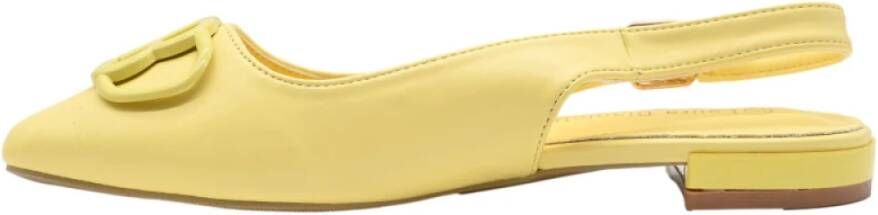 Laura Biagiotti Citroen Kalfs Sandalen Yellow Dames