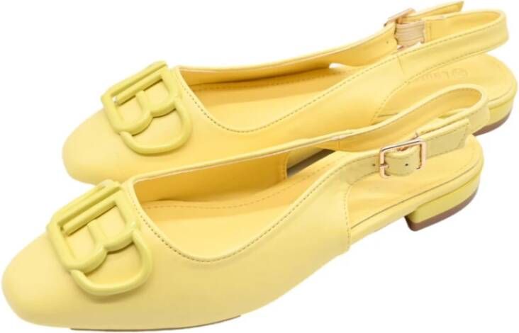 Laura Biagiotti Citroen Kalfs Sandalen Yellow Dames