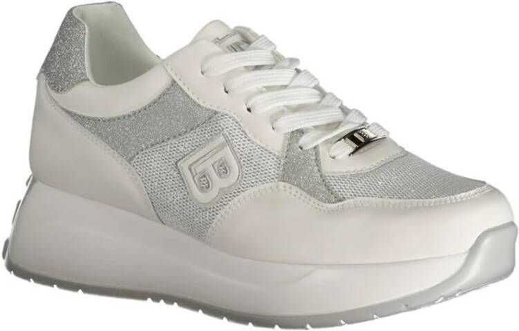 Laura Biagiotti Geborduurde Platform Sneaker voor Vrouwen White Dames