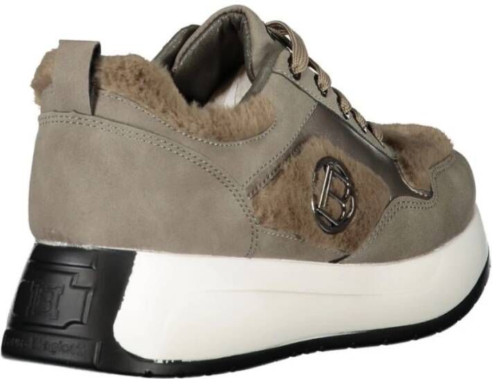 Laura Biagiotti Grijze Polyethyleen Sneaker Gray Dames