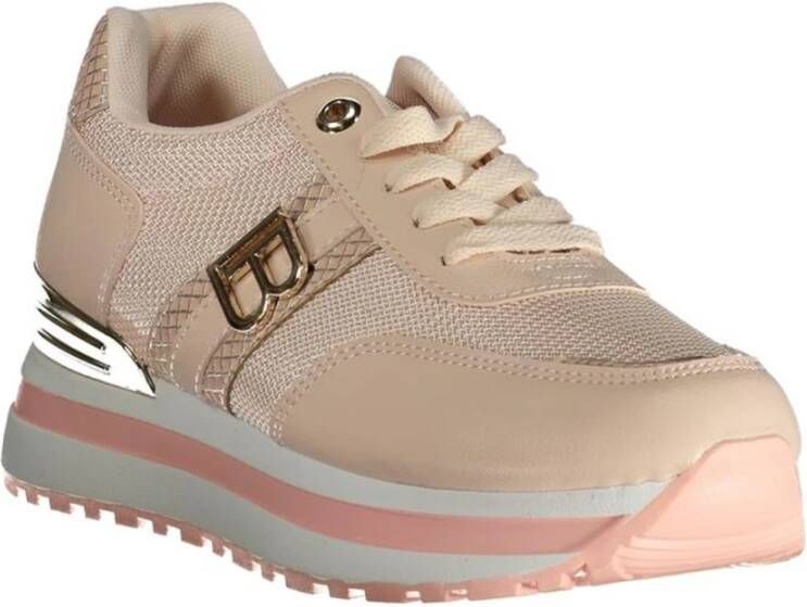 Laura Biagiotti Roze Sneaker met Contrastdetails voor Vrouwen Pink Dames