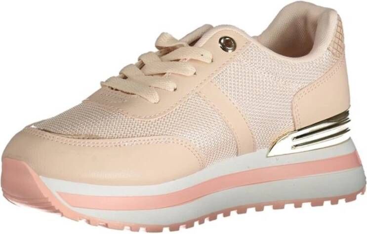 Laura Biagiotti Roze Sneaker met Contrastdetails voor Vrouwen Pink Dames