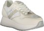 Laura Biagiotti Sportieve Vetersneakers met Borduursel White Dames - Thumbnail 5