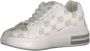 Laura Biagiotti Witte Polyester Sneakers met Veters Contrastdetails Borduursel Logo White Dames - Thumbnail 7