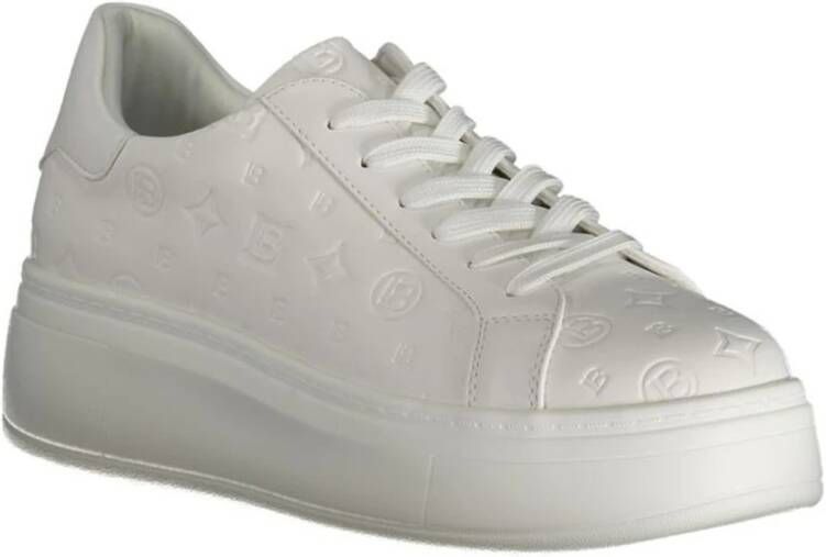 Laura Biagiotti Witte Platform Veterschoen White Dames