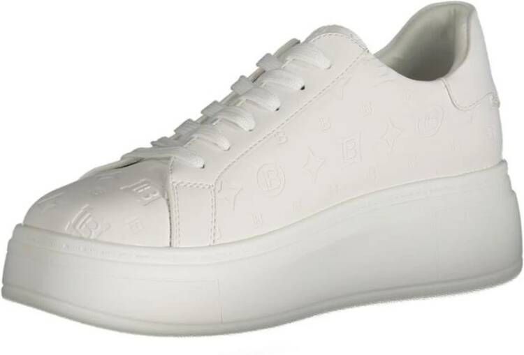 Laura Biagiotti Witte Platform Veterschoen White Dames