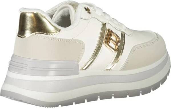 Laura Biagiotti Witte Polyester Sneaker White Dames