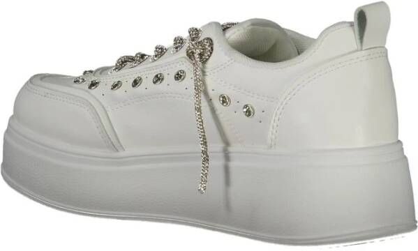 Laura Biagiotti Witte Polyester Sneaker White Dames