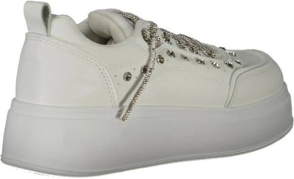 Laura Biagiotti Witte Polyester Sneaker White Dames