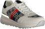 Laura Biagiotti Witte Polyester Sneakers met Veters Contrastdetails Borduursel Logo Multicolor Dames - Thumbnail 10