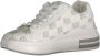 Laura Biagiotti Witte Polyester Sneakers met Veters Contrastdetails Borduursel Logo White Dames - Thumbnail 16