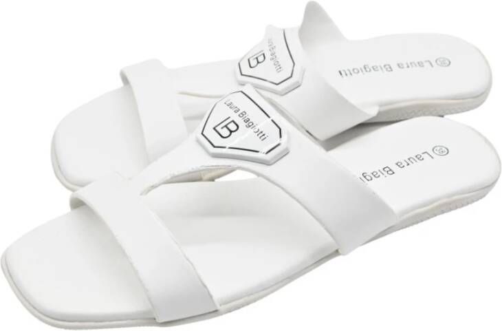 Laura Biagiotti Witte Sandalen Stijl Lbed240000014 White Dames