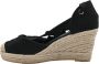 Laura Biagiotti Zwarte Espadrille Hakken Lbed240000016 Black Dames - Thumbnail 2