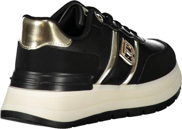 Laura Biagiotti Zwarte Polyester Sneaker Black Dames