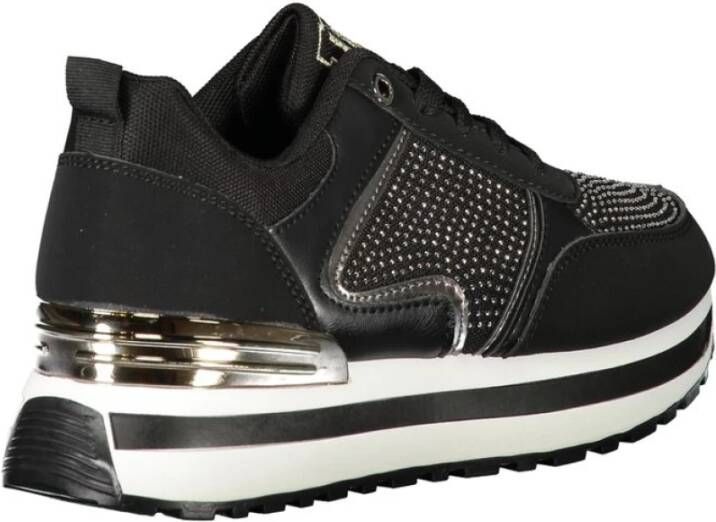 Laura Biagiotti Zwarte Polyester Sneaker Black Dames