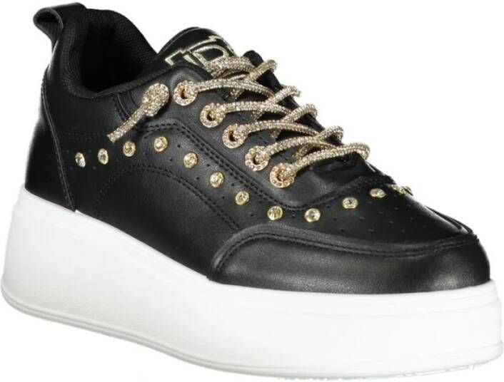 Laura Biagiotti Zwarte Polyester Sneaker Black Dames