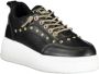 Laura Biagiotti Zwarte Polyester Sneaker Black Dames - Thumbnail 2