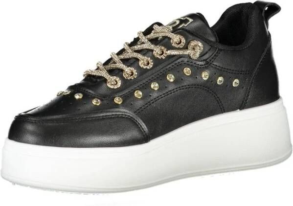 Laura Biagiotti Zwarte Polyester Sneaker Black Dames