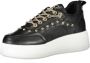 Laura Biagiotti Zwarte Polyester Sneaker Black Dames - Thumbnail 3