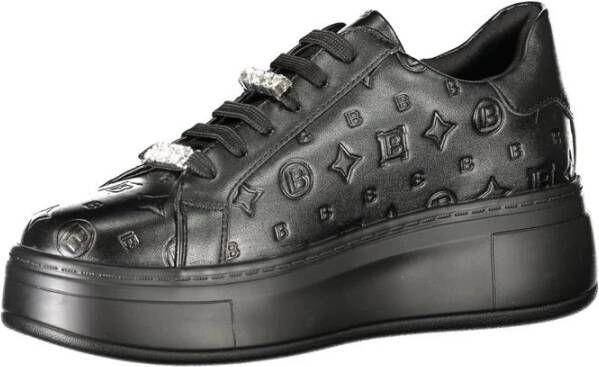 Laura Biagiotti Zwarte Polyester Sneaker Black Dames