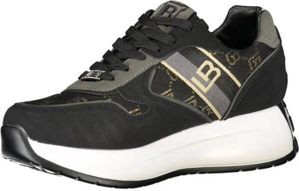 Laura Biagiotti Zwarte Polyester Sneaker Black Dames