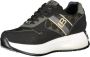 Laura Biagiotti Zwarte Polyester Sneaker Black Dames - Thumbnail 3