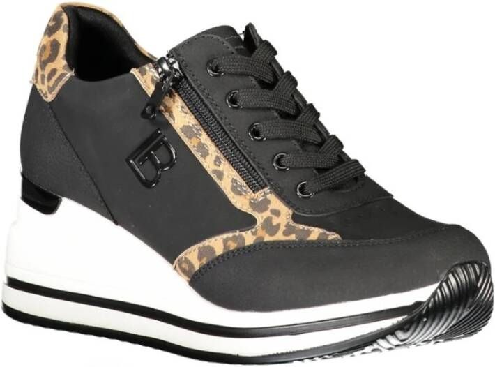 Laura Biagiotti Zwarte Polyester Sneaker Black Dames