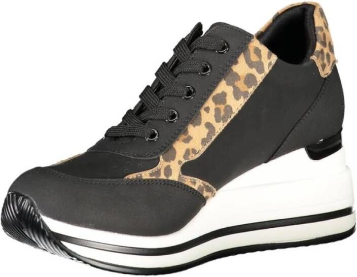 Laura Biagiotti Zwarte Polyester Sneaker Black Dames