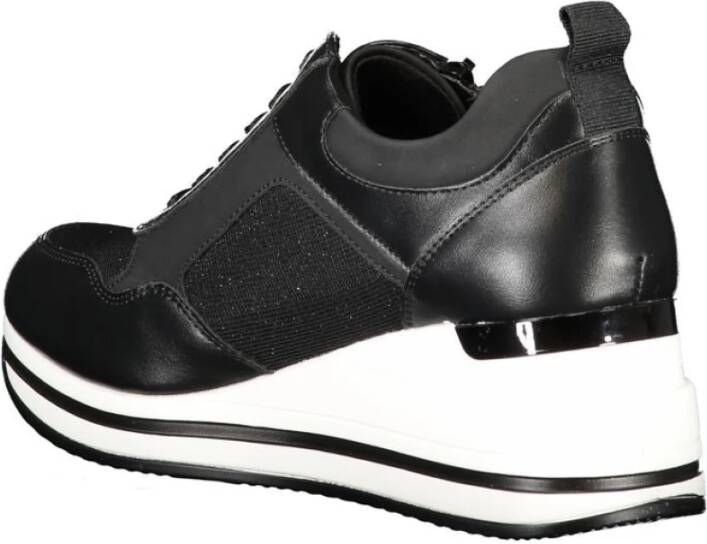 Laura Biagiotti Zwarte Polyester Sneaker Black Dames