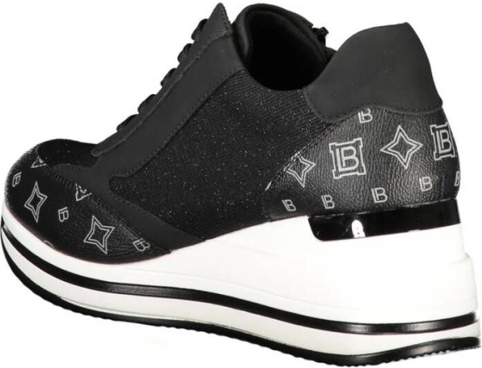 Laura Biagiotti Zwarte Polyester Sneaker Black Dames