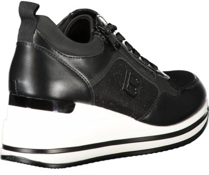 Laura Biagiotti Zwarte Polyester Sneaker Black Dames