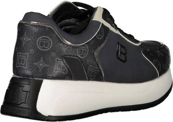 Laura Biagiotti Zwarte Polyethyleen Sneaker Black Dames