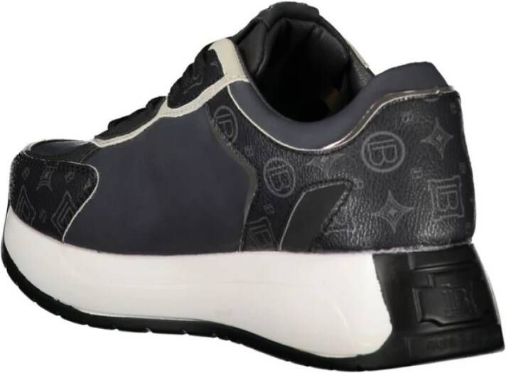 Laura Biagiotti Zwarte Polyethyleen Sneaker Black Dames