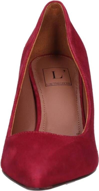 L'Autre Chose Met hak Bordeaux Red Dames