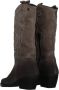 Lazamani Western Cowboy Boot met Zilveren Studs Gray Dames - Thumbnail 4